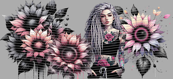 16oz Sunflower Girl-SU-370